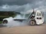 Burnout mit dem Truck