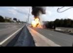 Gas Tank Explosions on Russian Highway