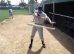 Cooler Baseballschläger-Trick