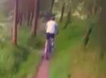Kleine Fahrradtour durch den Wald