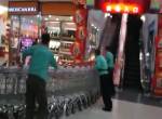 Einkaufswagenschlange in China