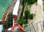 Iron Rattler onride at Six Flags Fiesta Texas