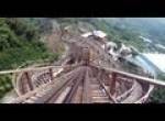 Wood Coaster onride at Knight Valley China