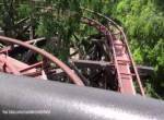 Mine Train onride at Six Flags Over Texas